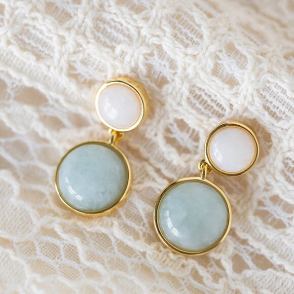 Mogano Jewelry & Accessories: Jade Jilly Studs - Picture 2 of 4